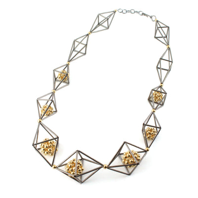 Cage Sphere Necklace - Wear Ever Jewelry 