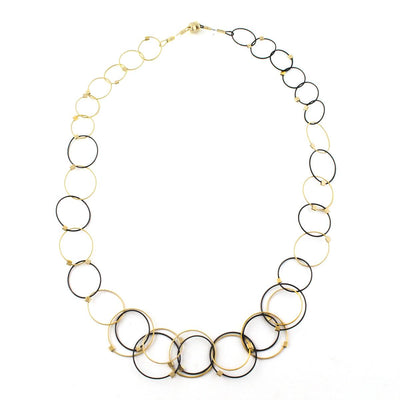 Mini Interlocking Circles Necklace - Wear Ever Jewelry 