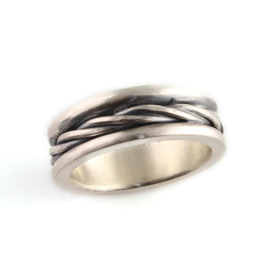 Twist Band Rounded Ring - Wear Ever Jewelry 