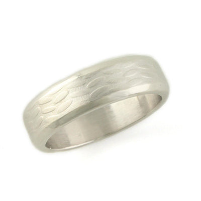 Wave Texture Band - Wear Ever Jewelry 