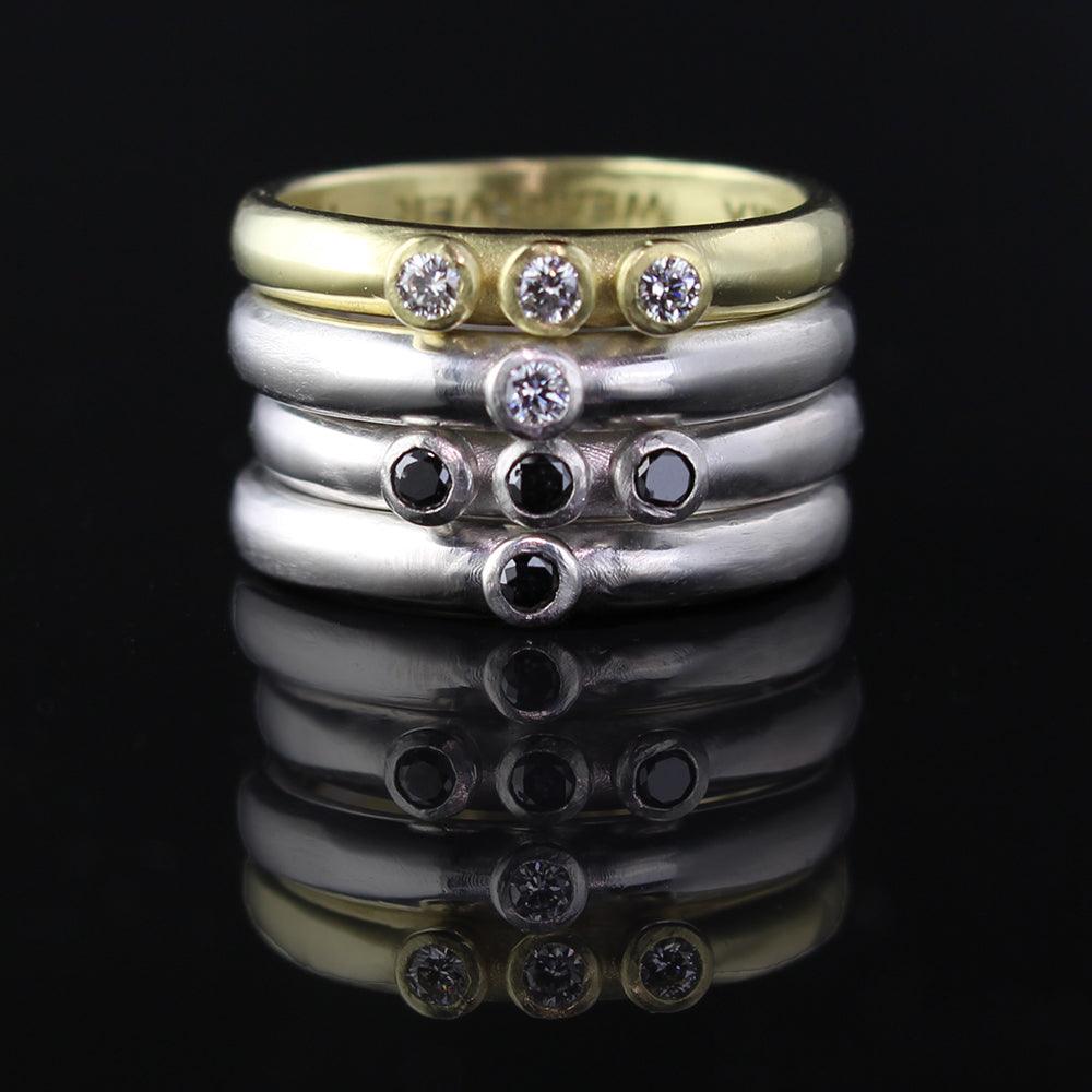 Rose gold stack rings – Erfdeel Juwele