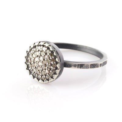 10mm Pave Diamond Ring - Wear Ever Jewelry 