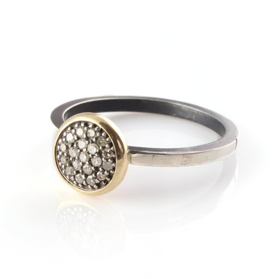 8mm Pave Diamond Ring - Wear Ever Jewelry 