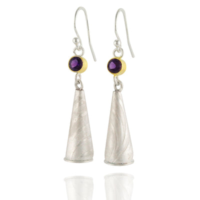 Groovy Heels Purple Amethyst Earrings - Wear Ever Jewelry 