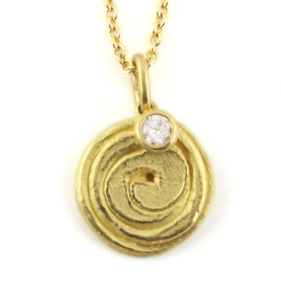 Petite Spiral Pendant - Wear Ever Jewelry 