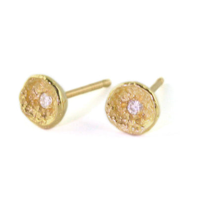 Mini Moss Shell Stud Earrings - Wear Ever Jewelry 