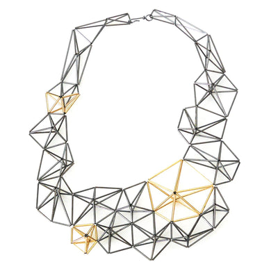 Graduated Geometric Unit Necklace - Wear Ever Jewelry 