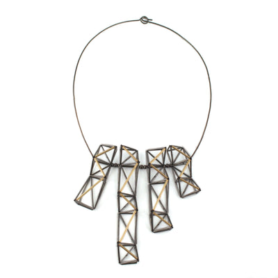 Asymmetrical Zig Zag Necklace - Wear Ever Jewelry 