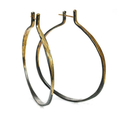 Gold and Silver Hoops - Wear Ever Jewelry 