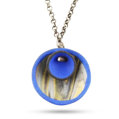 Deep blue Medium Nest Necklace - Wear Ever Jewelry 