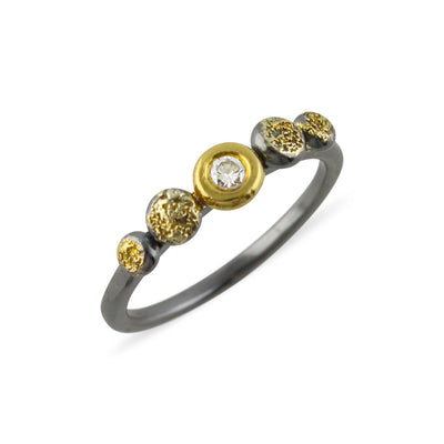 Dusted Blooms Stacking Ring - Wear Ever Jewelry 