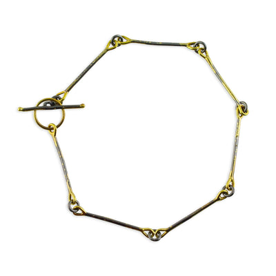 Dusted Bar & Link Bracelet - Wear Ever Jewelry 