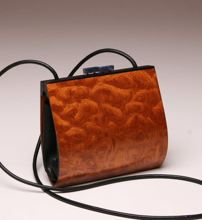 "Myrica" Minaudiere Wooden Handbag - Wear Ever Jewelry 