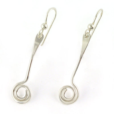 Tall Swirl Earrings - Wear Ever Jewelry 
