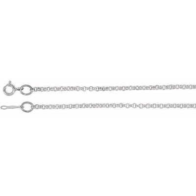 Steriing Silver Rolo Chain - Wear Ever Jewelry 
