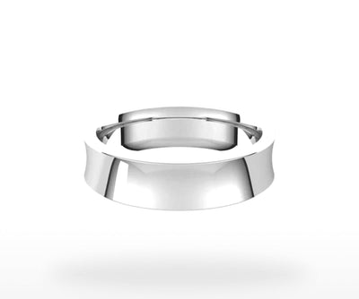 Concave Wedding Band - Wear Ever Jewelry 