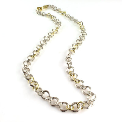 Silver/18k Link Chain - Wear Ever Jewelry 